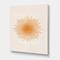 Designart - Orange Sun Print II - Modern Canvas Wall Art Print
